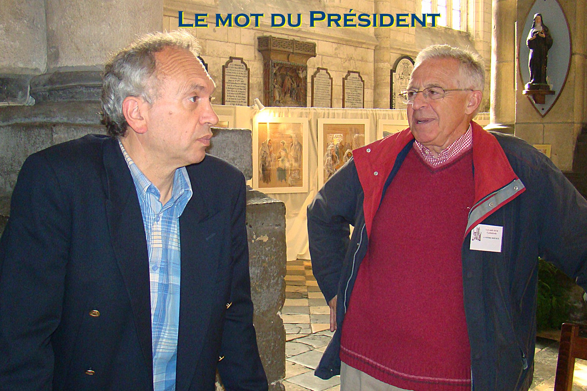 mot du président des Amis de la Cathédrale de Saint-Omer